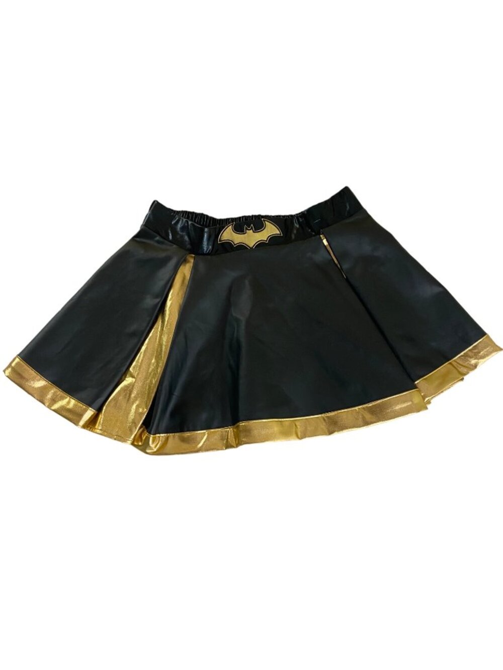 Spirit Halloween DC Comics Bat Girl Black Faux Leather Skirt - Large